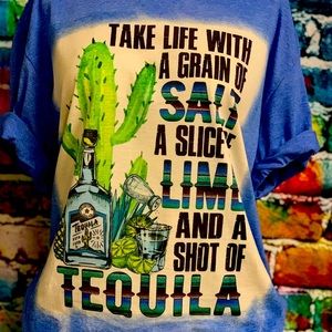 Take like with a grain of salt tee